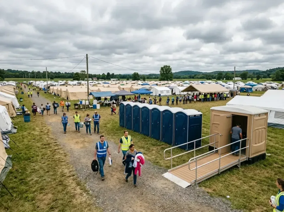 disaster-relief-camp-restrooms-010 — frequently asked questions, Dumpster & Portable Bathrooms Rental in Park Hills, MO